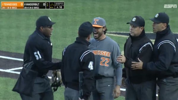 Tennessee manager flips out