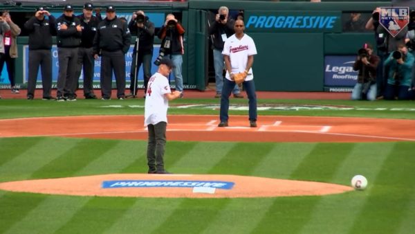 Tom Hanks first pitch