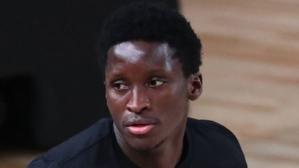 Victor Oladipo in a black shirt