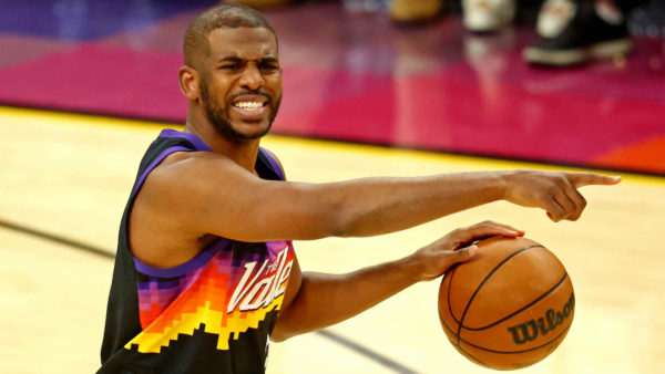 Chris Paul directs traffic during a game