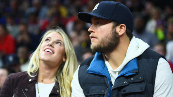 Matthew Stafford and his wife Kelly Stafford
