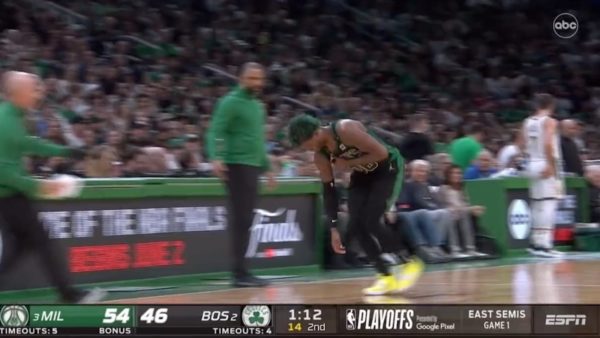 Marcus Smart suffered a shoulder injury