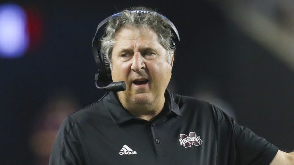 Mike Leach on the sidelines