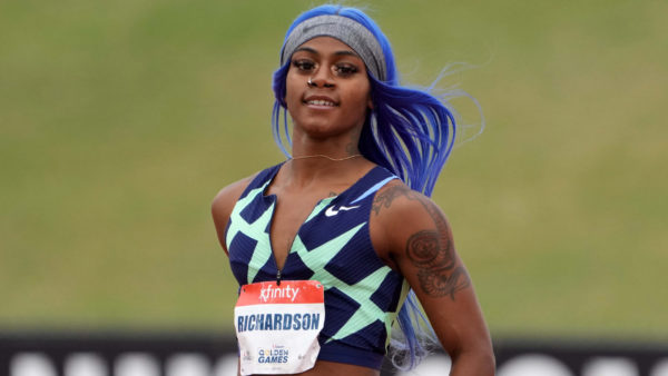 Sha'Carri Richardson at a track event