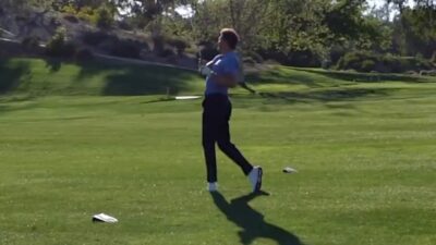 Tom Brady seemingly makes a hole in one