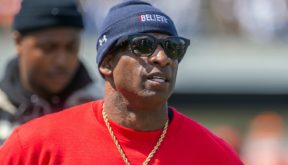 Deion Sanders in a hat