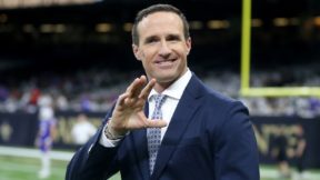 Drew Brees in a suit