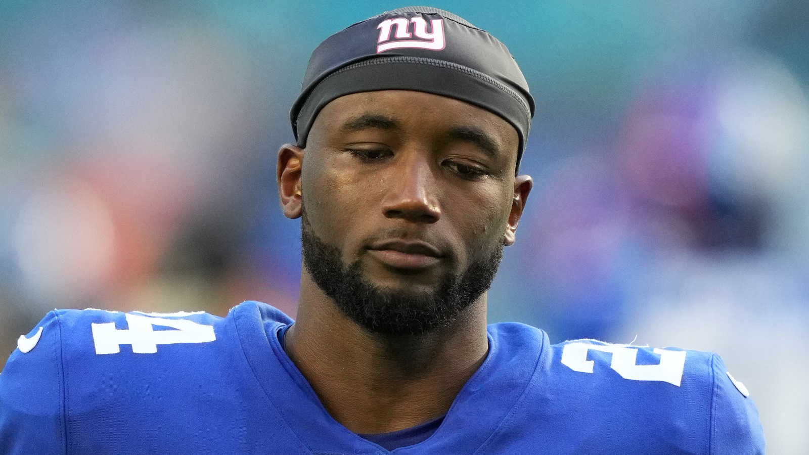 New York Giants cornerback James Bradberry (24) and New York