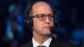 Jeff Van Gundy with a headset on
