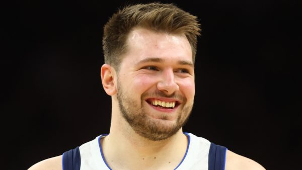 Luka Doncic smiles