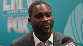 Michael Vick at the Super Bowl