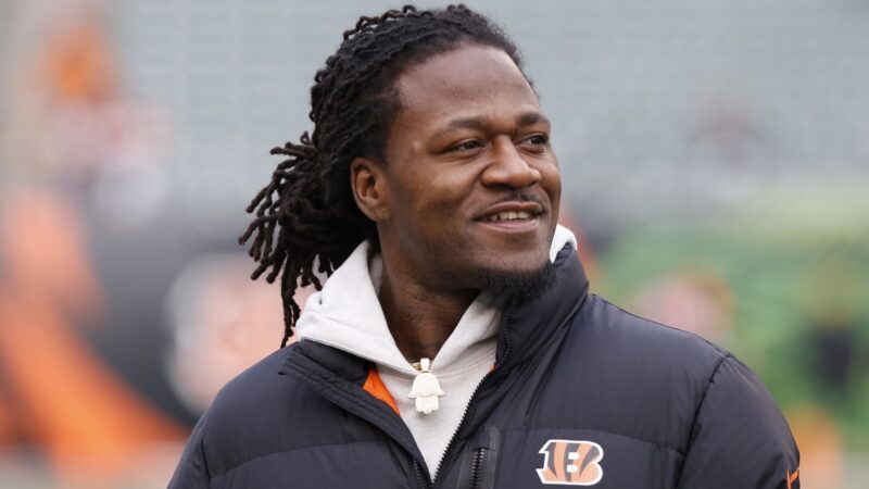 Pacman Jones in Bengals gear