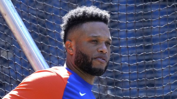 Robinson Cano at the batting cage