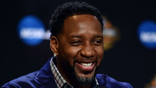 Tracy McGrady smiling