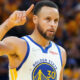 Stephen Curry during a playoff game