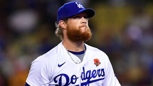 Craig Kimbrel in his Dodgers uniform