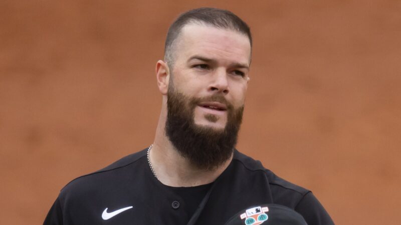 Dallas Keuchel with a jersey on