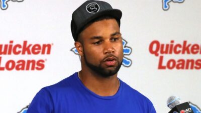 Golden Tate in a press conference