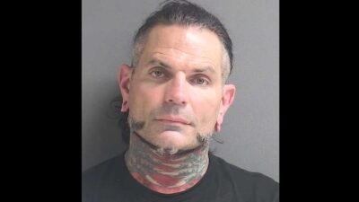 Jeff Hardy in his mug shot