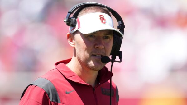 Lincoln Riley with USC