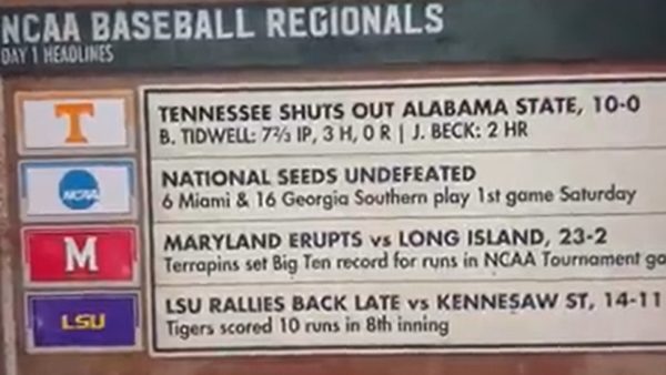 NCAA Regional headline