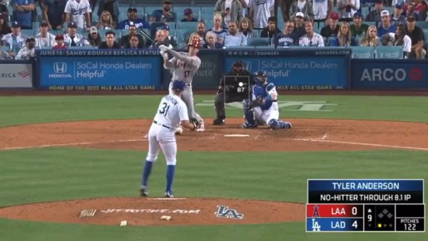 Shohei Ohtani hits the ball