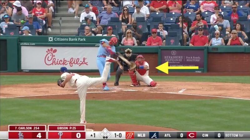 Dylan Carlson hitting the fourth-straight home run of the inning for the St. Louis Cardinals