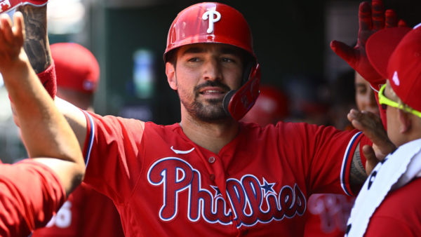 Philadelphia Phillies Slugger Nick Castellanos and His Son Go Viral in  Awesome Moment - Fastball