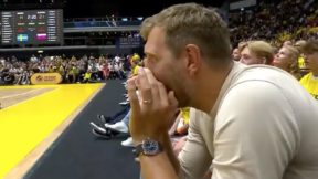 Dirk Nowitzki heckling Luka Doncic