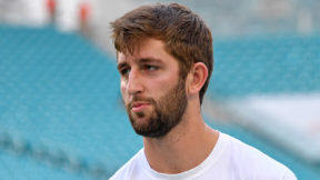 Josh Rosen on the practice field