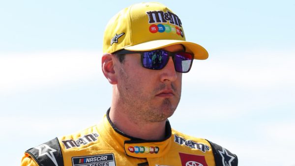 Kyle Busch in a hat