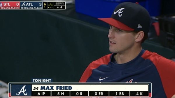 ESPN identifying Kyle Wright as Max Fried