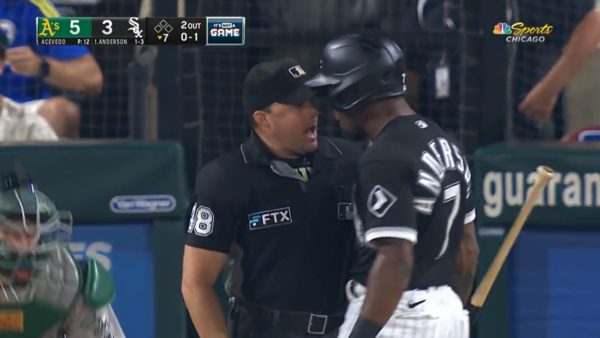 Tim Anderson arguing