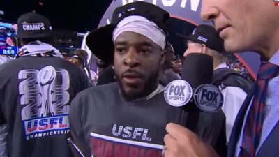 Victor Bolden Jr in an interview