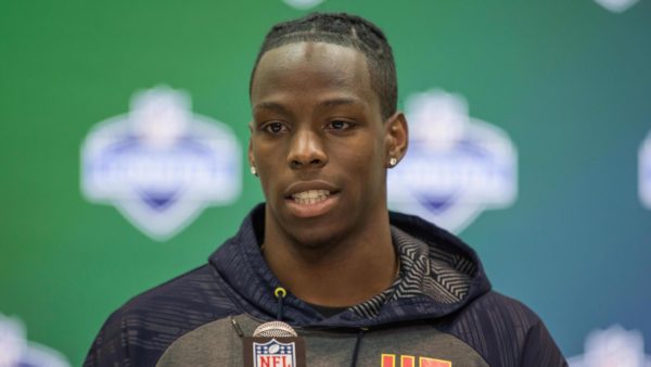 John Ross at the NFL Combine