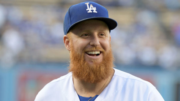 Justin Turner smiling.