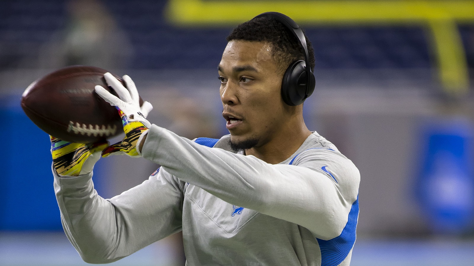 Lions WR Amon-Ra St. Brown returns to practice