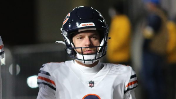 Cairo Santos in his Bears helmet