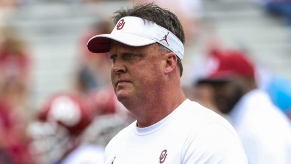 Cale Gundy in a visor