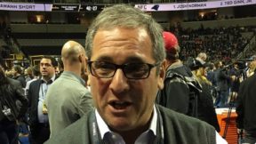 Dave Gettleman looking at the camera