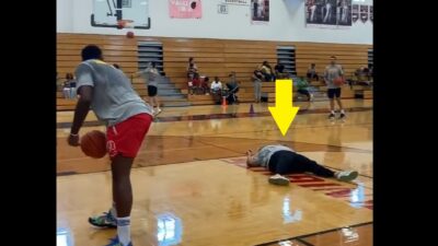Royce O Neals mom on the ground