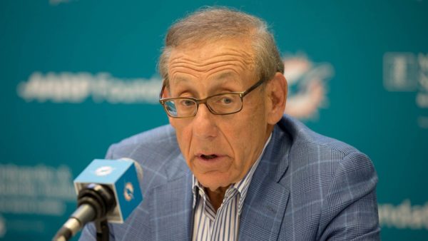 Stephen Ross at a press conference