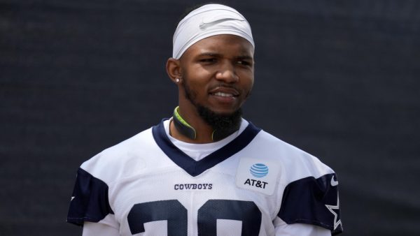 Tony Pollard in Cowboys gear