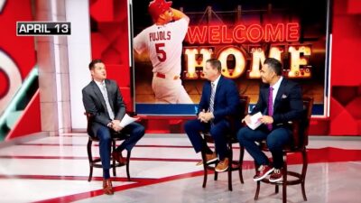 Greg Asminger on the MLB Network set