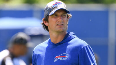 Ken Dorsey on the field