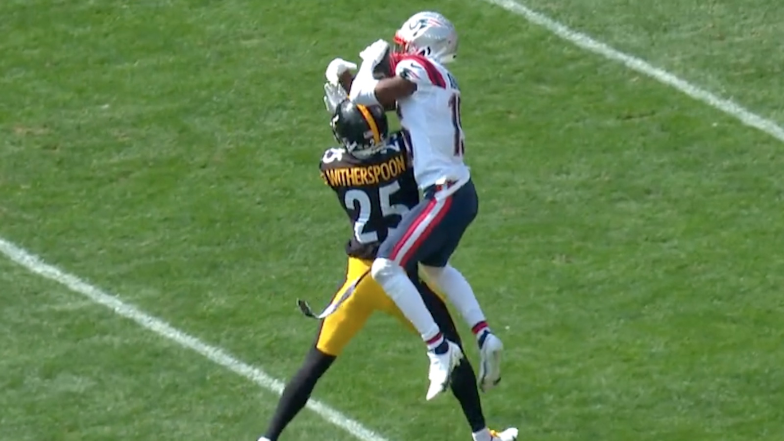 Steelers' winning touchdown catch not a catch.