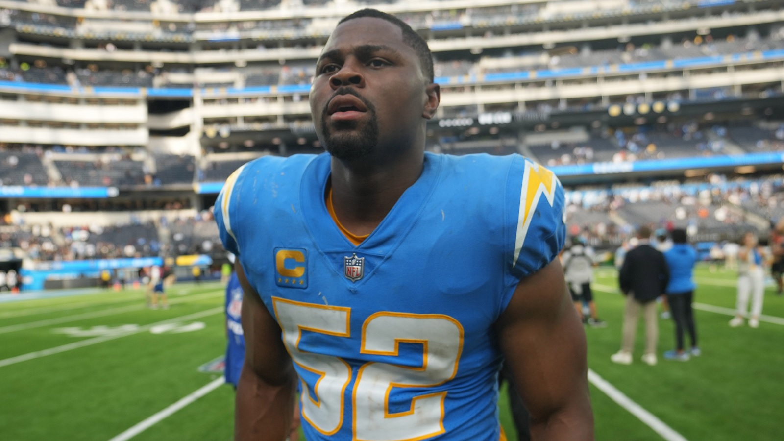 khalil mack in chargers uniform