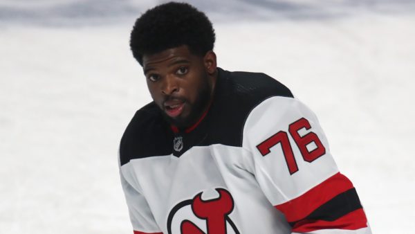 PK Subban on the ice