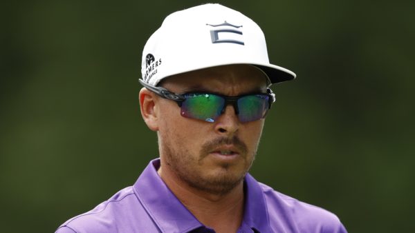 Rickie Fowler with sunglasses on