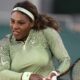 Serena Williams hits the ball